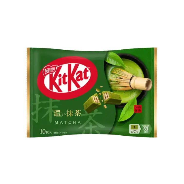 Exotische japanische Kit-Kat Matcha