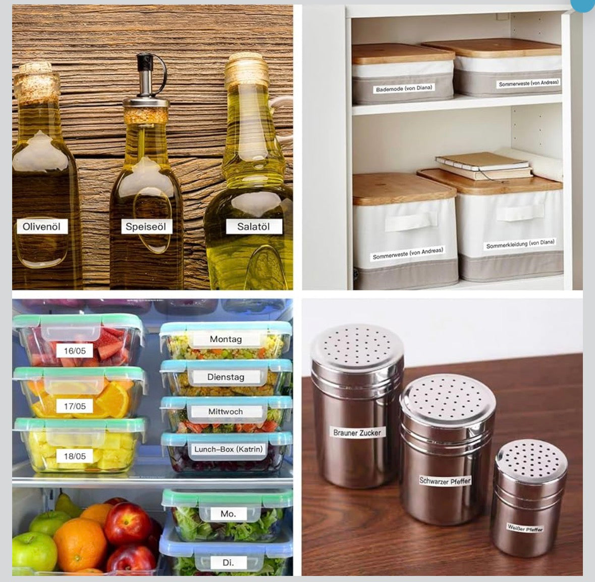 SUPVAN E10 Etikettendrucker mit wasserdichte Etiketten