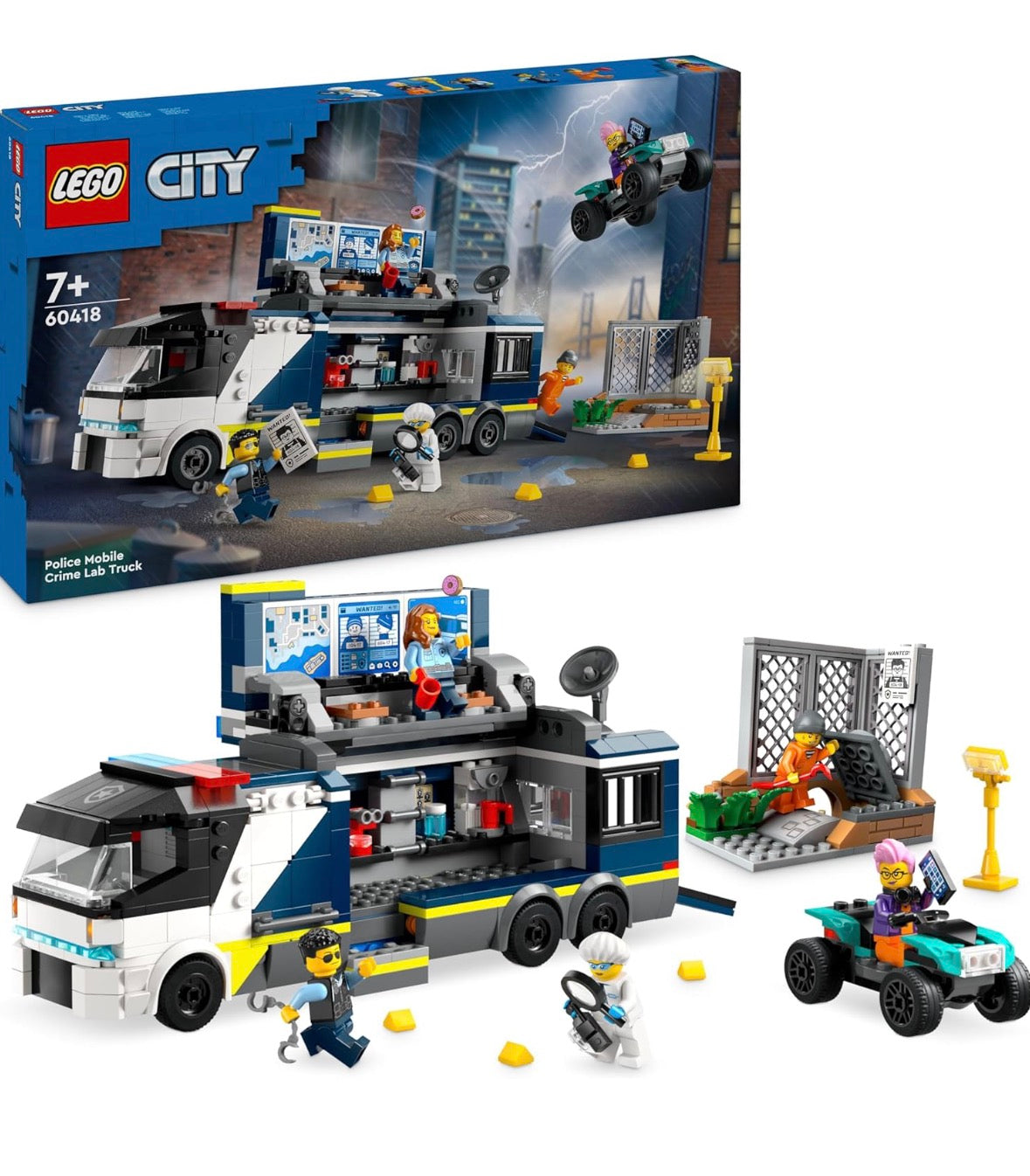 LEGO City Polizeitruck mit Labor, Polizei-Set, ab 7 Jahre