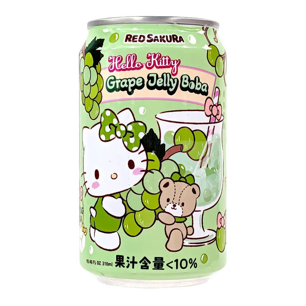 Hello Kitty Trauben-Gelee-Boba - Dose 310 ml